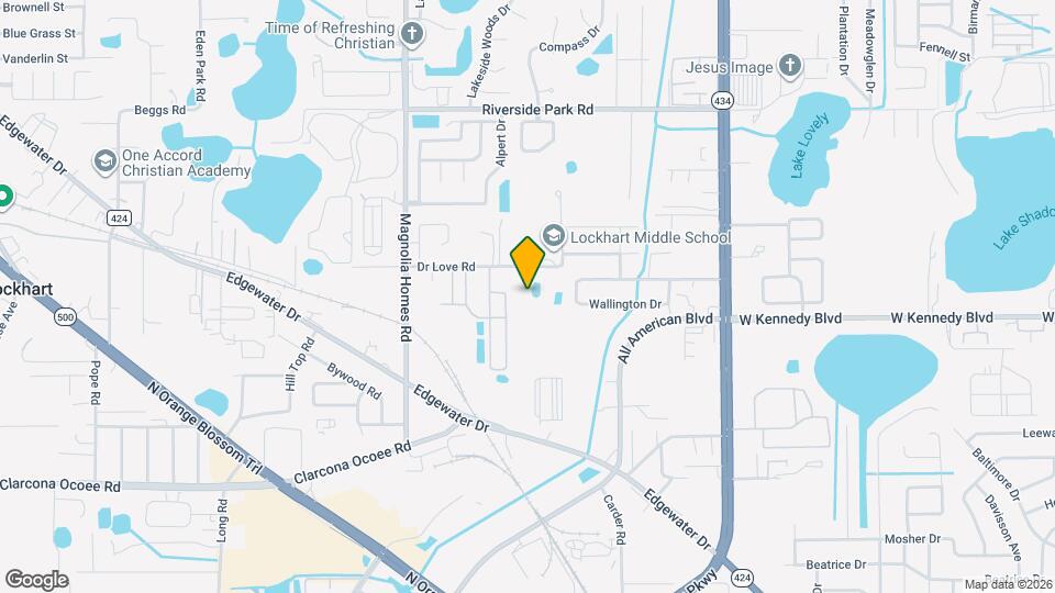 3414 Dr Love Rd Map and Location Details