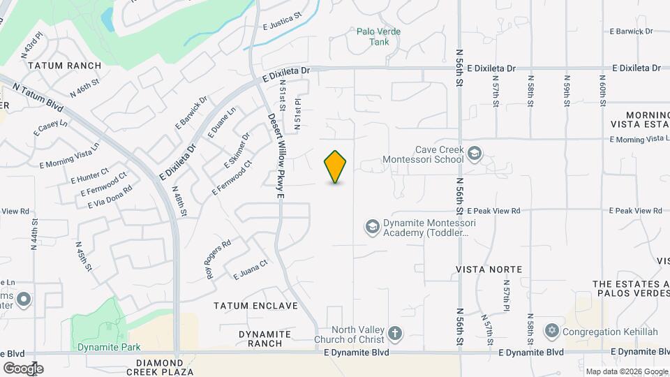 29234 N 53rd St Map and Location Details