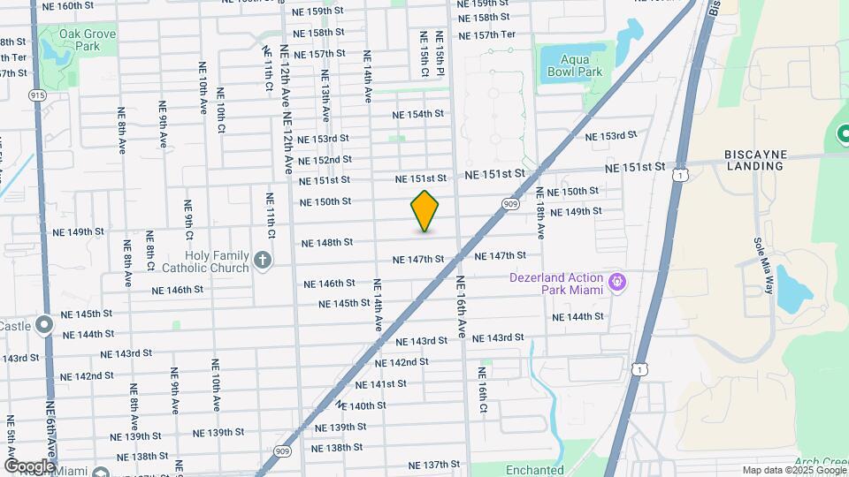 1523 NE 148th St Map and Location Details