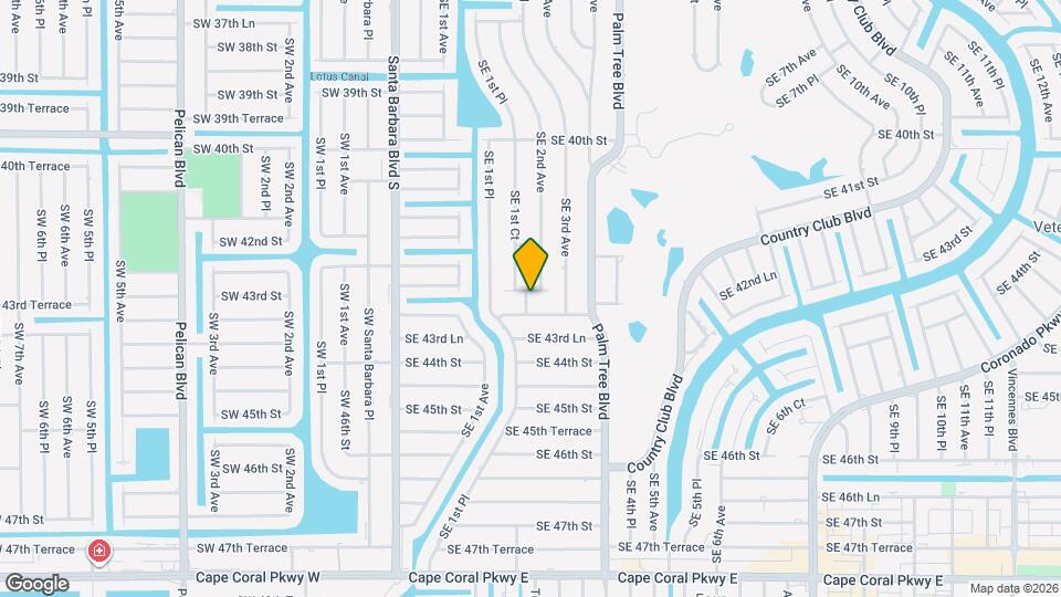 222 SE 43rd St Map and Location Details