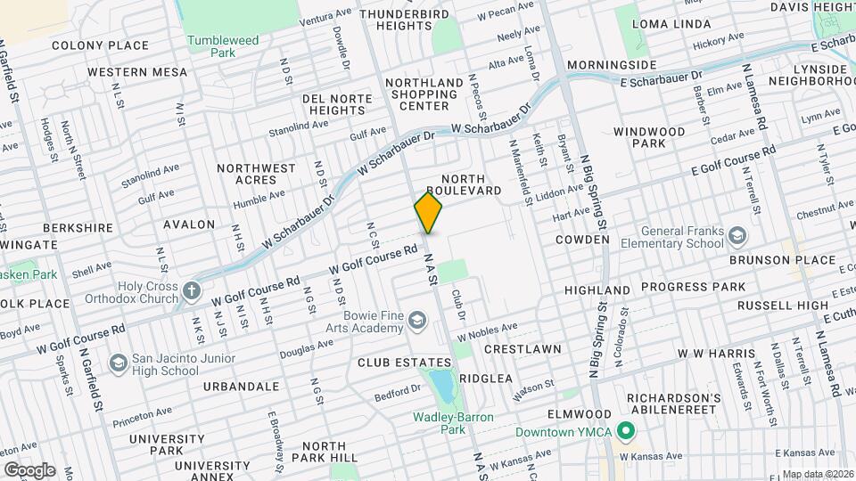 Patio Townhouse Apartments Mapa y Detalles de la Ubicación