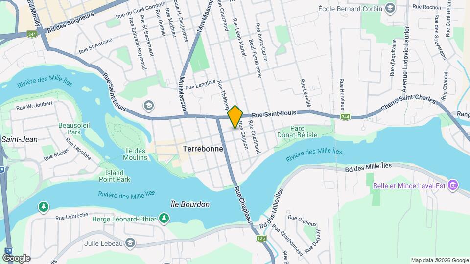 544 Saint-François-Xavier Rue Map and Location Details