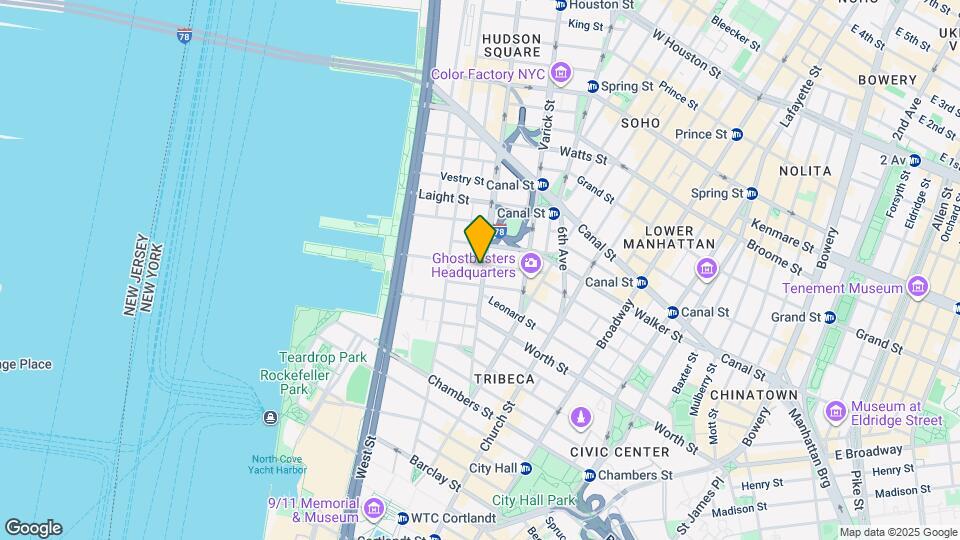 117 Hudson St Map and Location Details