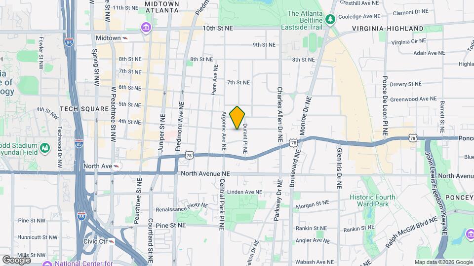 327 4th St NE Map and Location Details