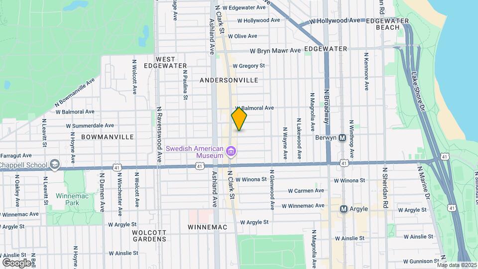 1470 W Berwyn Ave Map and Location Details