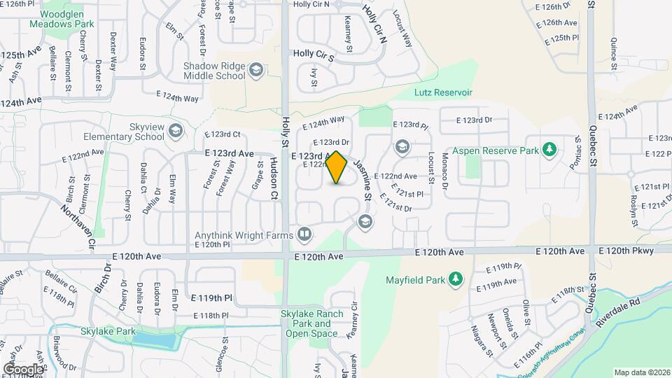 5844 E 122nd Pl Map and Location Details