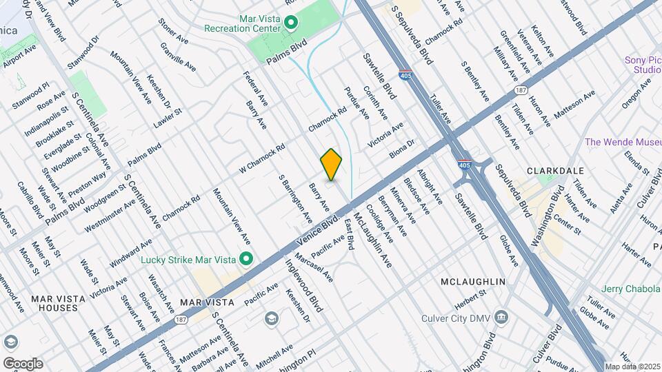 3729 Mclaughlin Ave Mapa y Detalles de la Ubicación