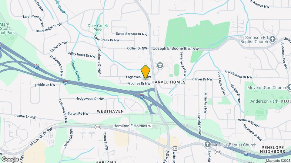 2533 Godfrey Dr NW Map and Location Details