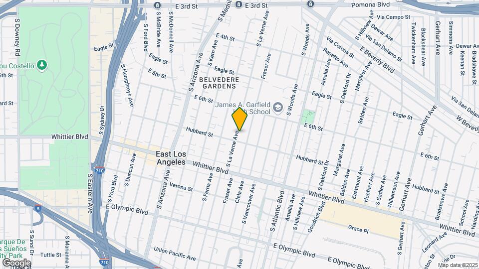 662 La Verne Ave Mapa y Detalles de la Ubicación