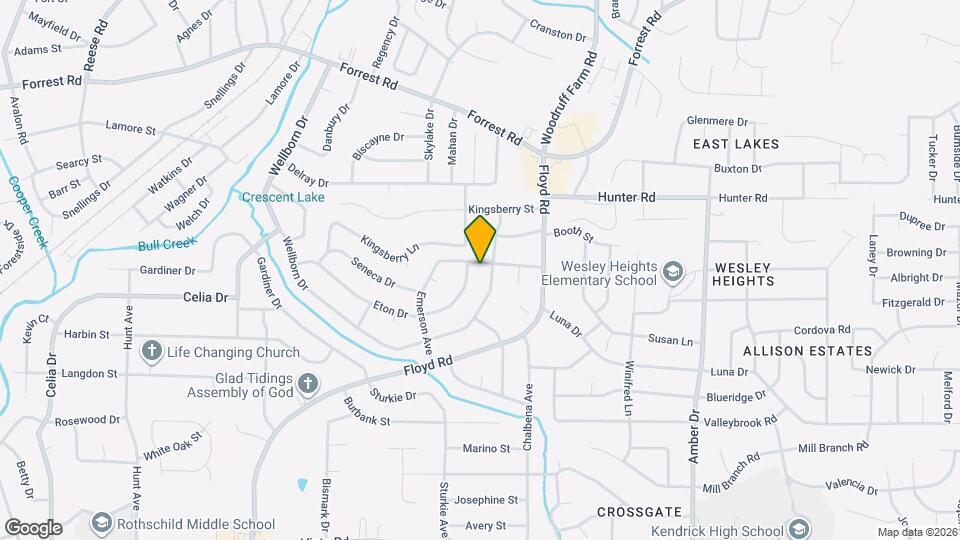 1748 Emerson Ave Map and Location Details