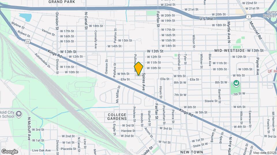 1923-1925 Ella St Map and Location Details