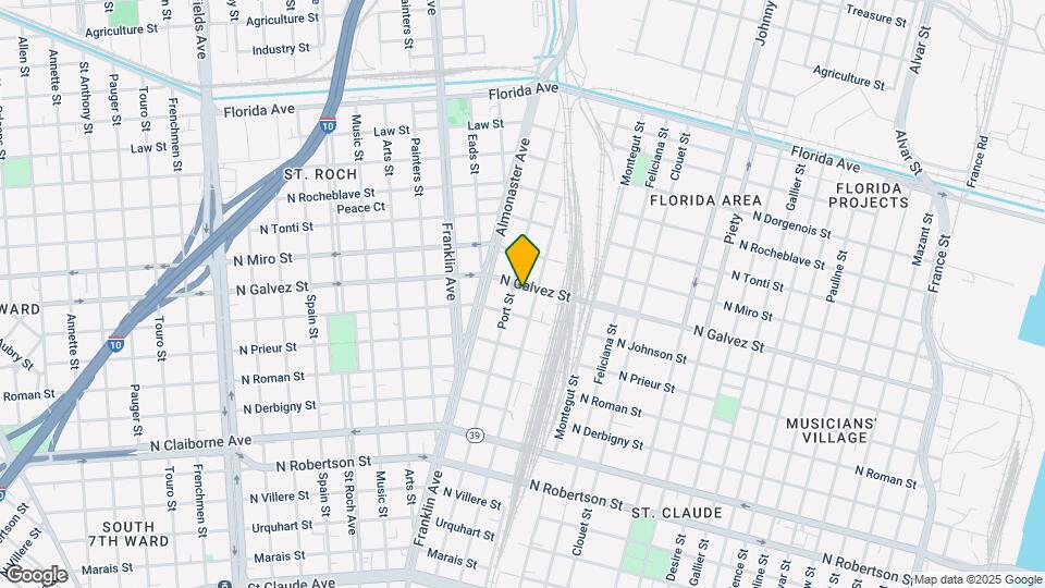 2714 N Galvez St, Unit 2714 N. Galvez St Map and Location Details