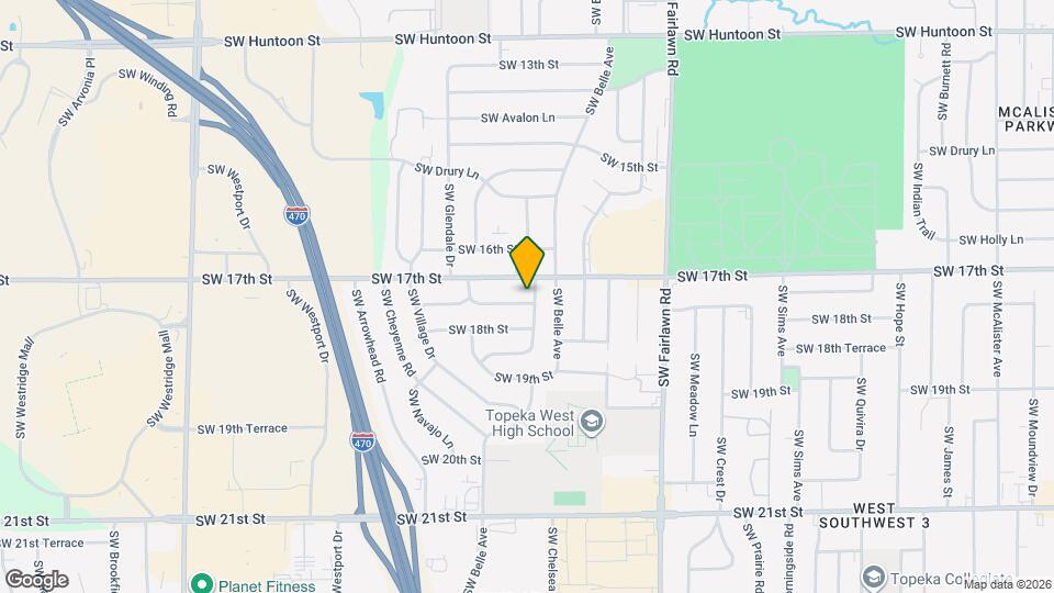 1711 SW Kent Pl Map and Location Details
