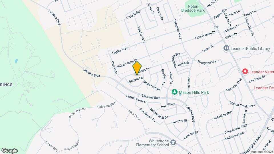 1825 Bogata Ln Map and Location Details