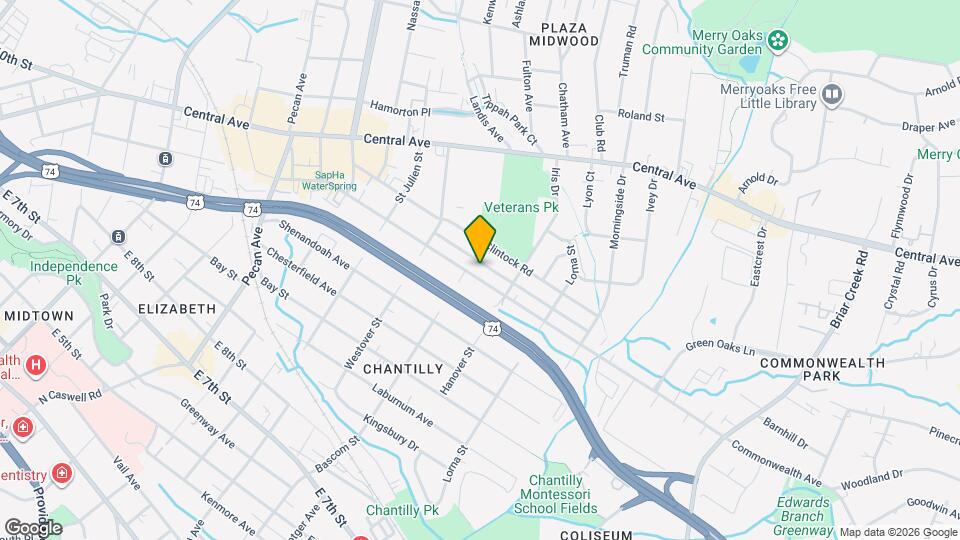 2409 Commonwealth Ave Map and Location Details