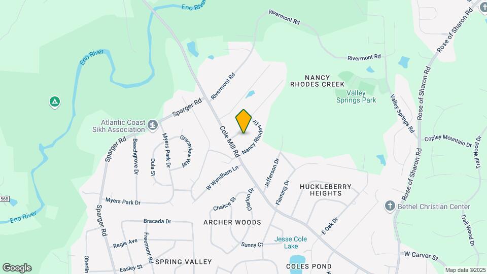 3608 Knollwood Dr Map and Location Details