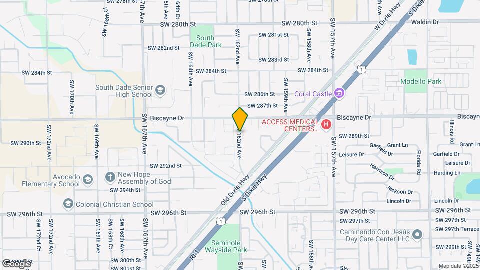 28887 SW 162nd Ct Map and Location Details