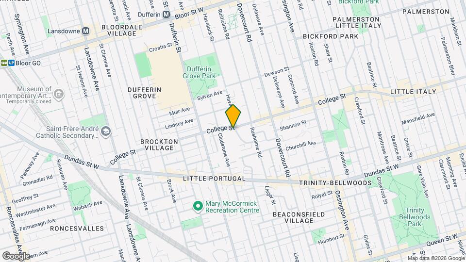 1041 College St Map and Location Details