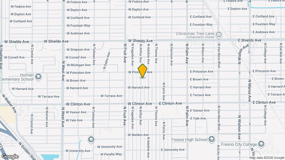 2642 N Arthur Ave Map and Location Details