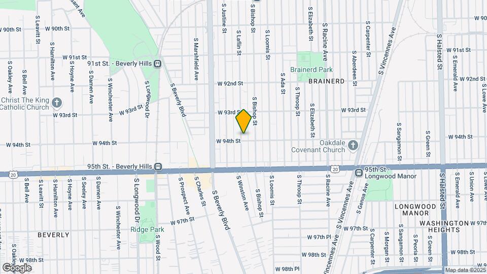 9355-9359 S Laflin St Mapa y Detalles de la Ubicación