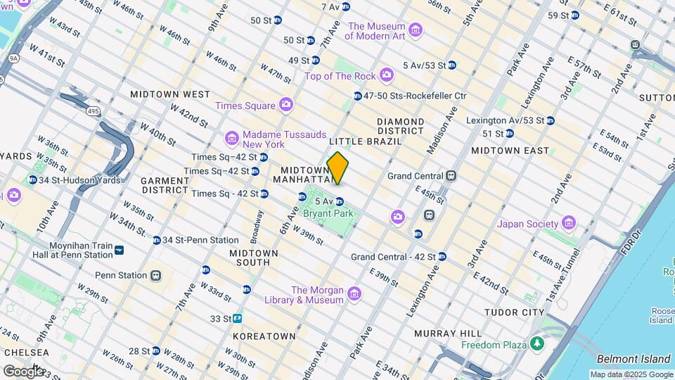 41-08 W 42nd St Map and Location Details
