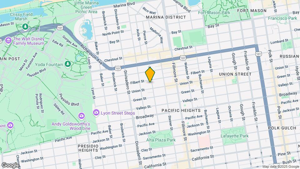 2925 Pierce St Map and Location Details