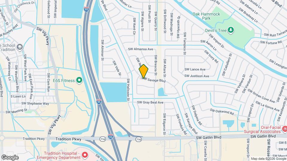 2232 SW Savage Blvd Map and Location Details