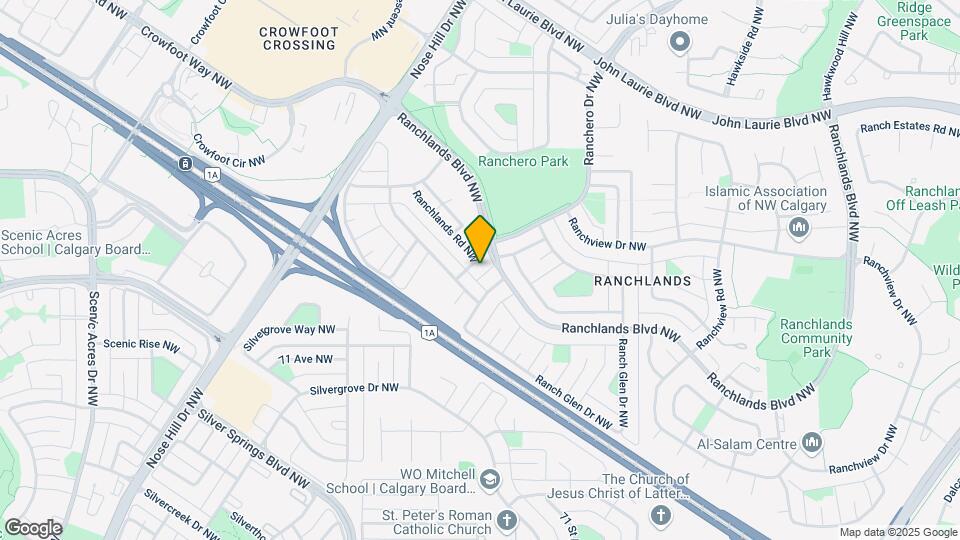 1290 Ranchlands Rd NW Map and Location Details