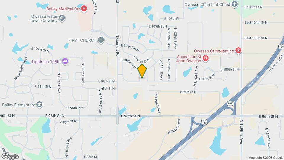 9901 N 115th E Ave Map and Location Details