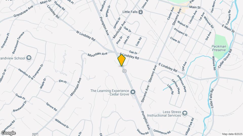 1208 Pompton Ave Map and Location Details