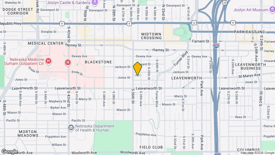 3560 Jones St Map and Location Details