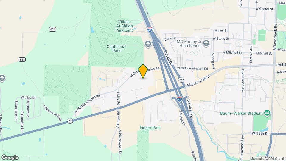 884 S Green Point Trce Mapa y Detalles de la Ubicación