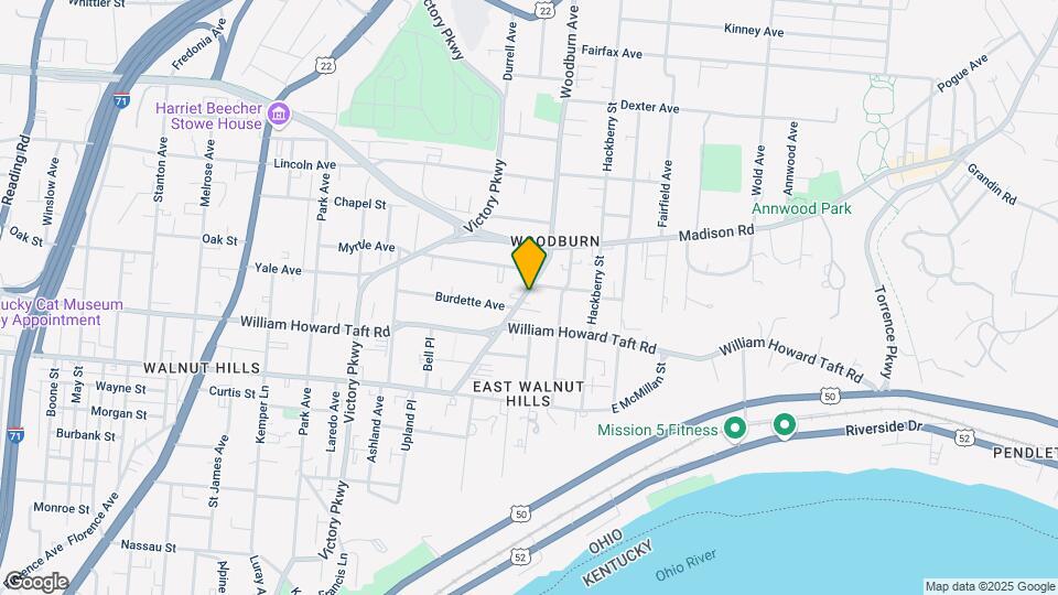 2710 Woodburn Ave Map and Location Details