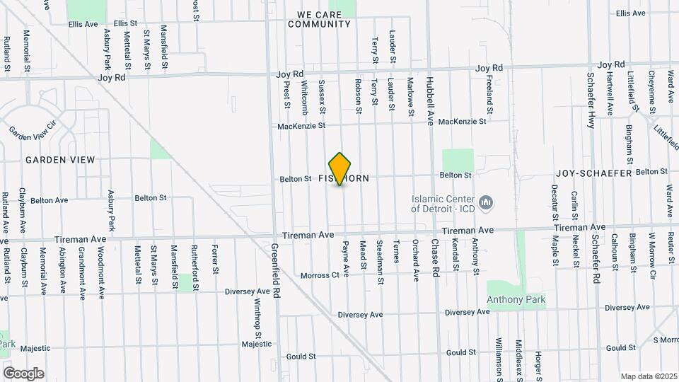 8131 Coyle St Map and Location Details