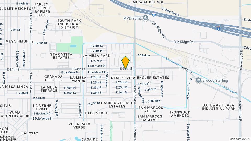 2070 E La Mesa St Mapa y Detalles de la Ubicación