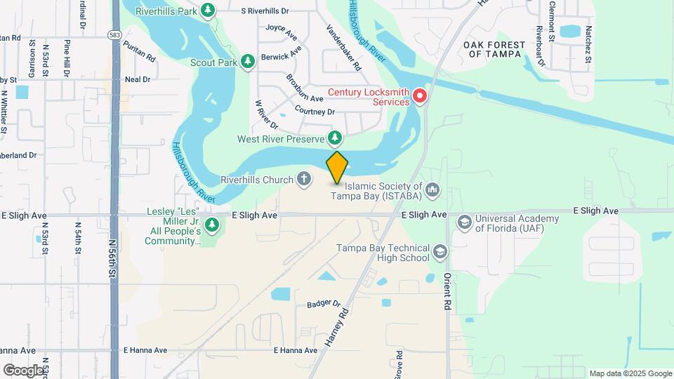 Kindred Map and Location Details