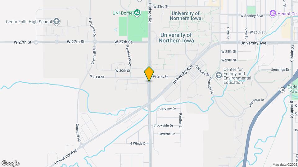 Gold Falls Villa Apartments Map and Location Details