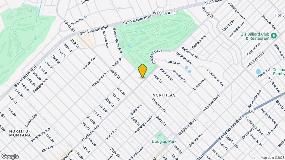 751 S Burlingame Ave Map and Location Details