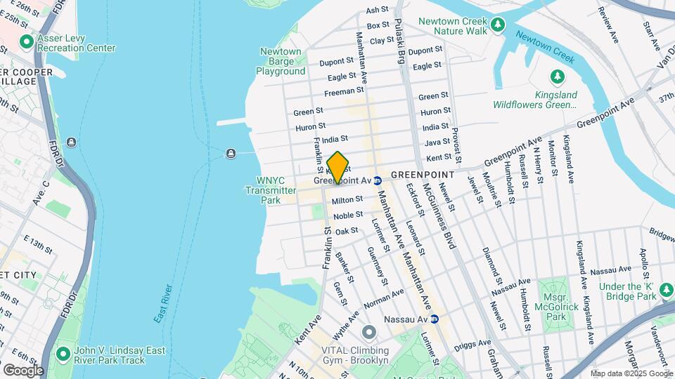 104 Greenpoint Ave Mapa y Detalles de la Ubicación