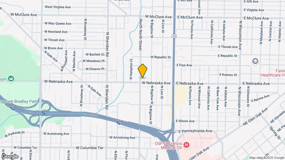 317 W Nebraska Ave Mapa y Detalles de la Ubicación