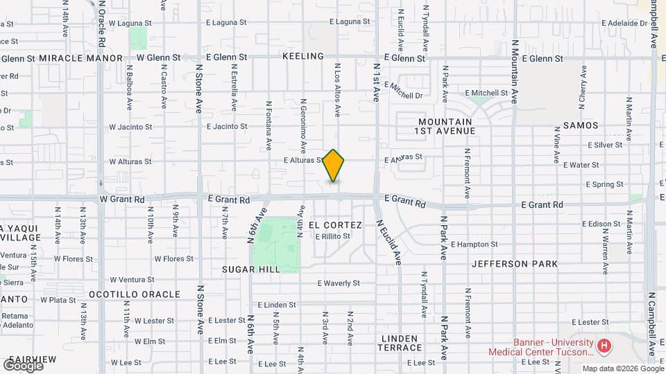 2425 N Los Altos Ave Map and Location Details