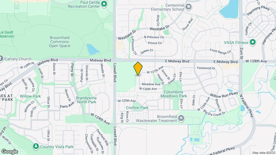 12617 Julian St Map and Location Details