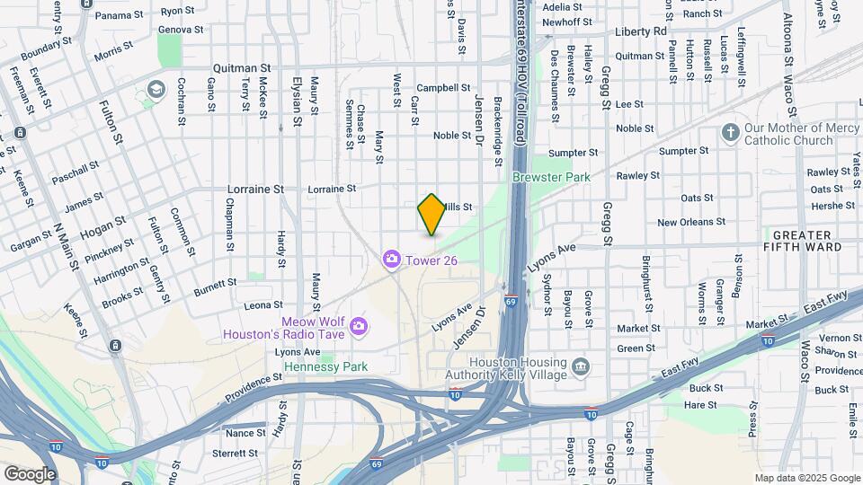 1611 Stevens St Mapa y Detalles de la Ubicación