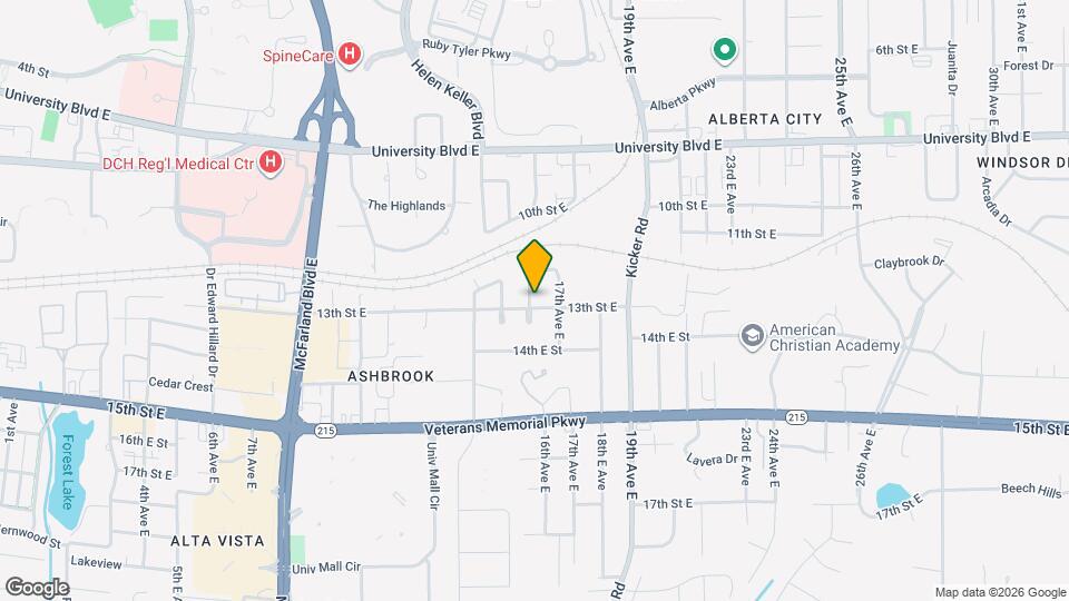 1213 16th Ave E Map and Location Details