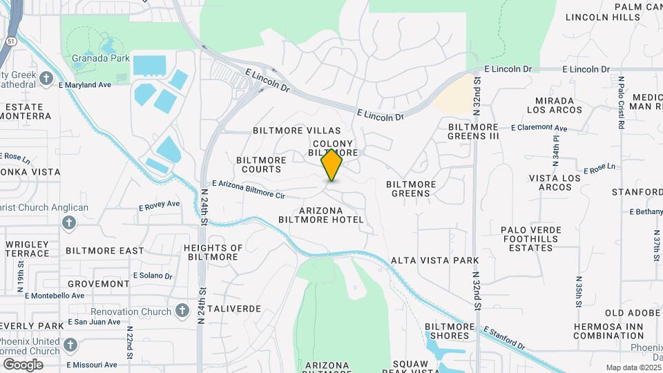 2737 E Arizona Biltmore Cir Map and Location Details