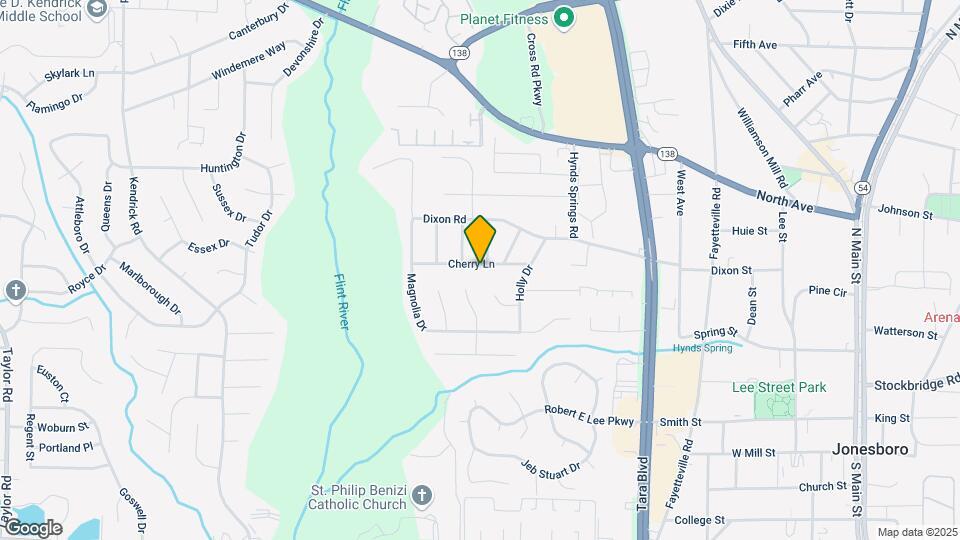 641 Cherry Ln Map and Location Details