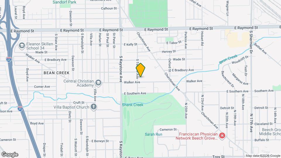 2612 Walker Ave Map and Location Details