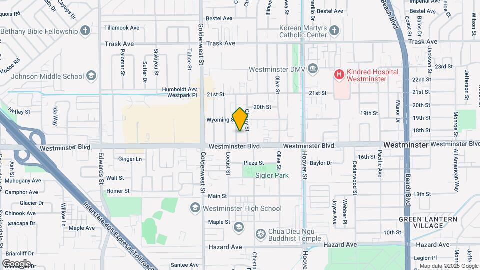 13932 Cedar St Map and Location Details
