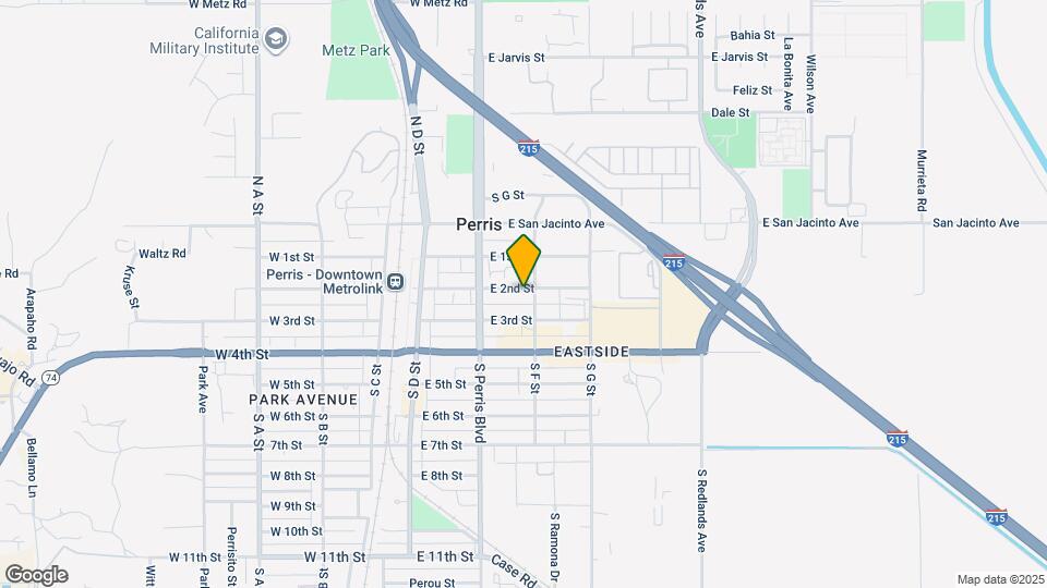 265 E 2nd St Map and Location Details