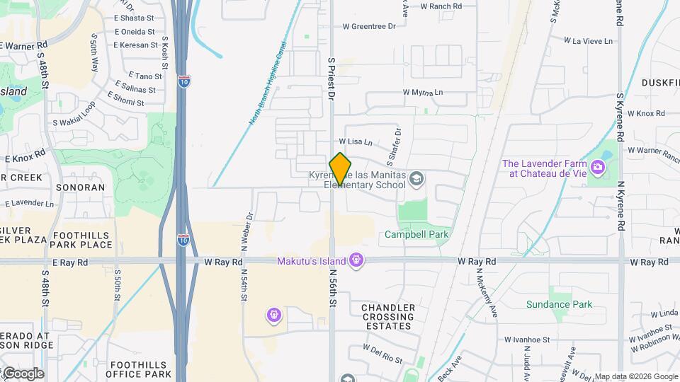 9722 S Darrow Dr Map and Location Details